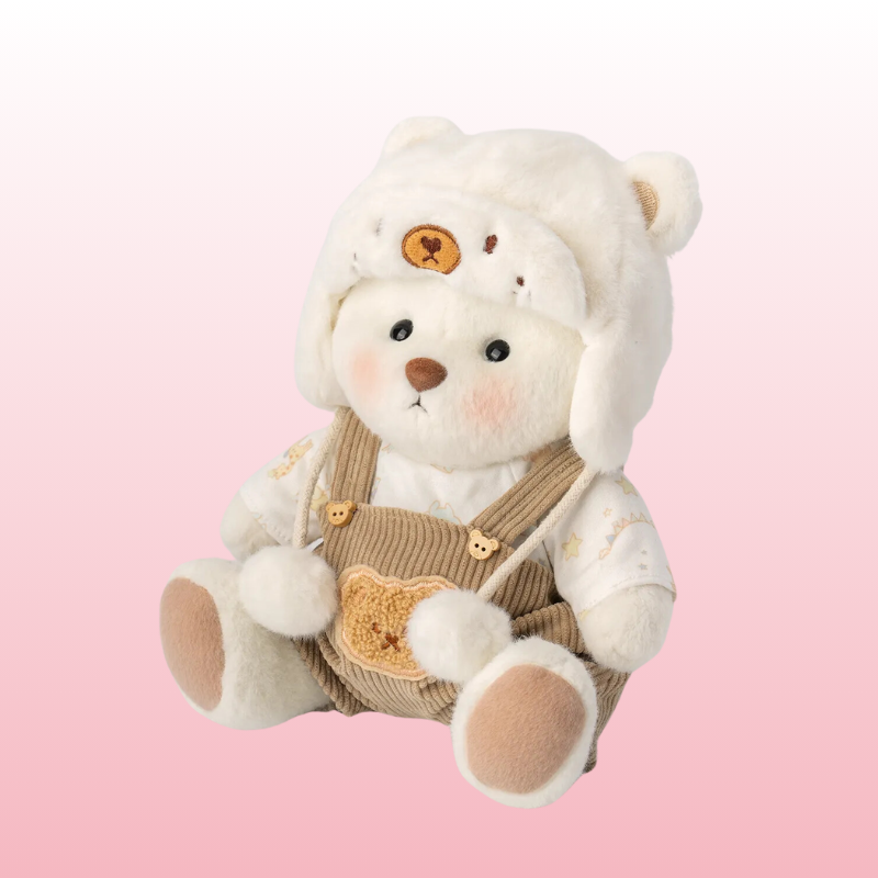 Urso Alpinista Fofo | Adorável Urso de Pelúcia Feito à Mão