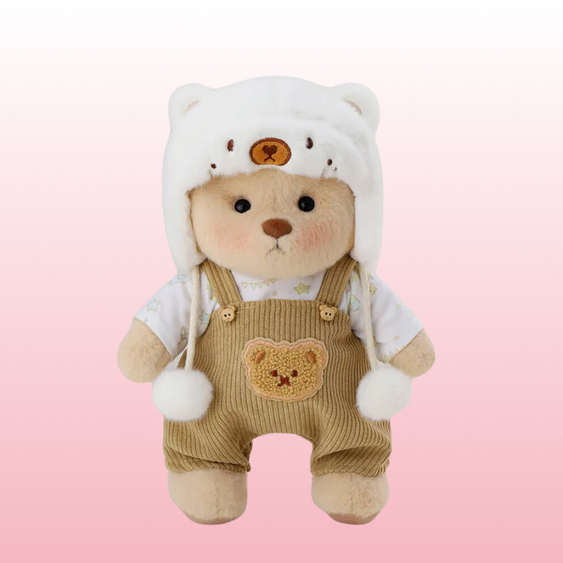 Urso Alpinista Fofo | Adorável Urso de Pelúcia Feito à Mão