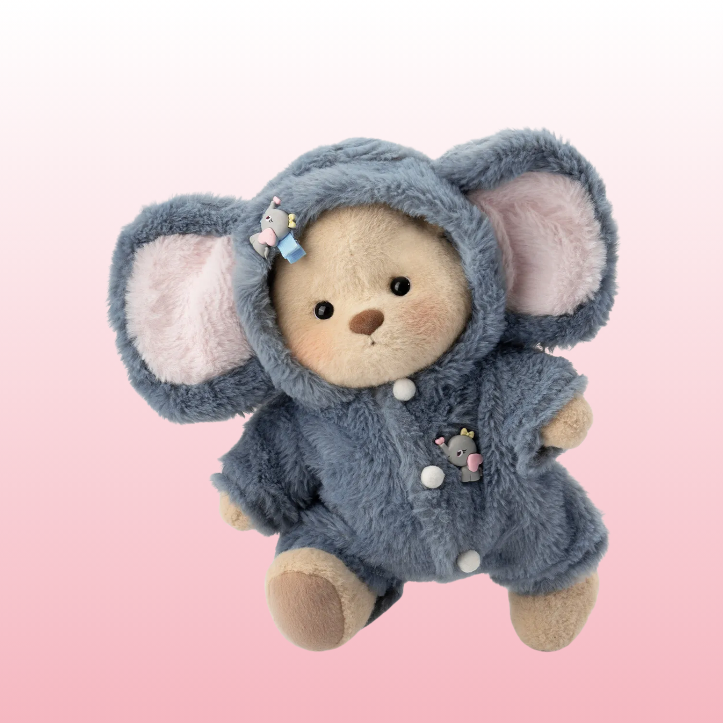 Elefante Puffy Bear | Adorável urso de pelúcia feito à mão