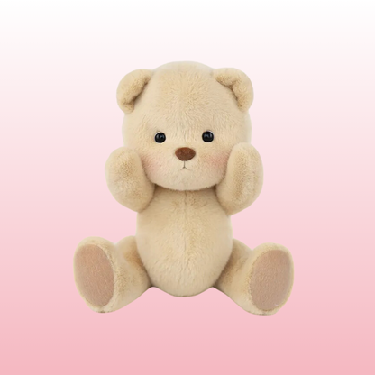 Urso Marrom Fofo | Adorável Urso de Pelúcia Feito à Mão