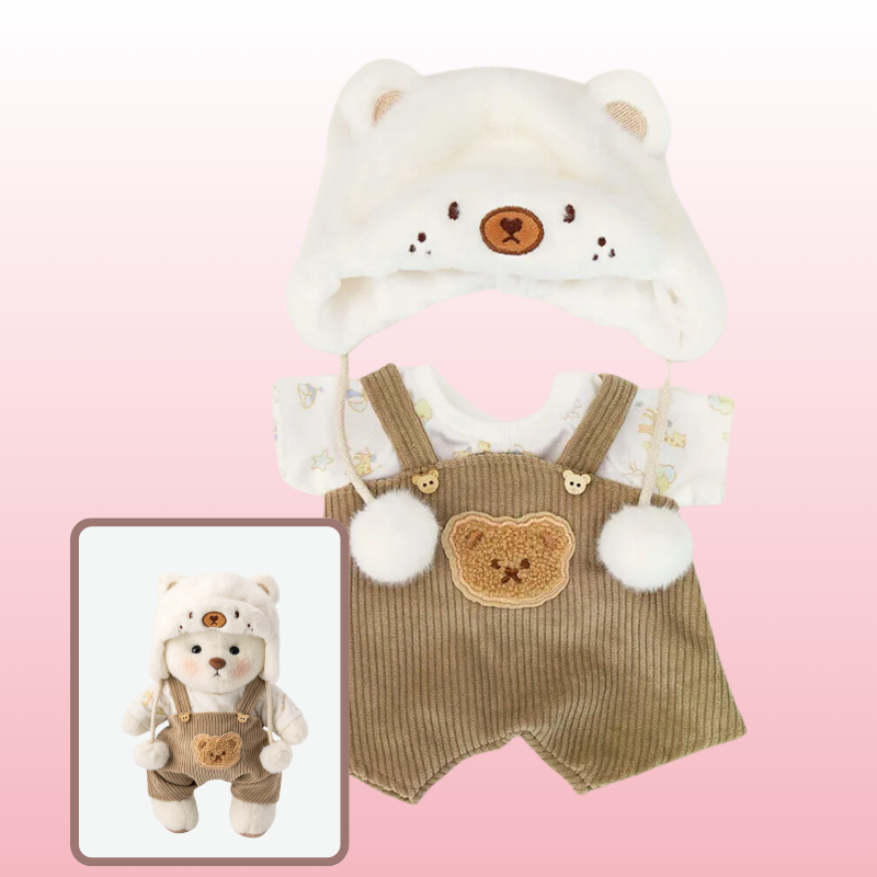 Urso Alpinista Fofo | Adorável Urso de Pelúcia Feito à Mão