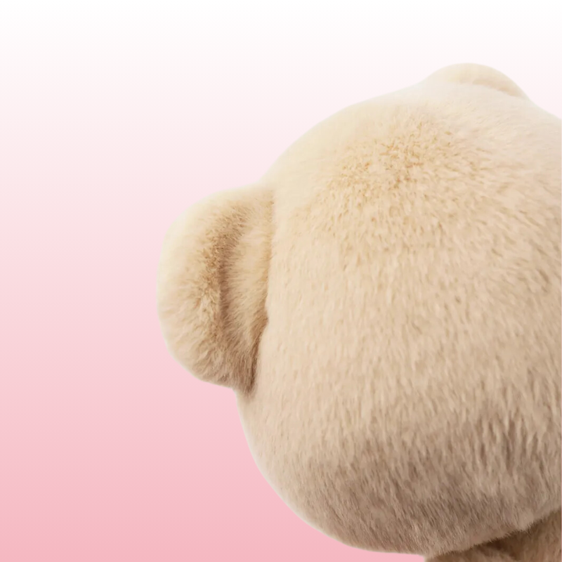 Urso Marrom Fofo | Adorável Urso de Pelúcia Feito à Mão