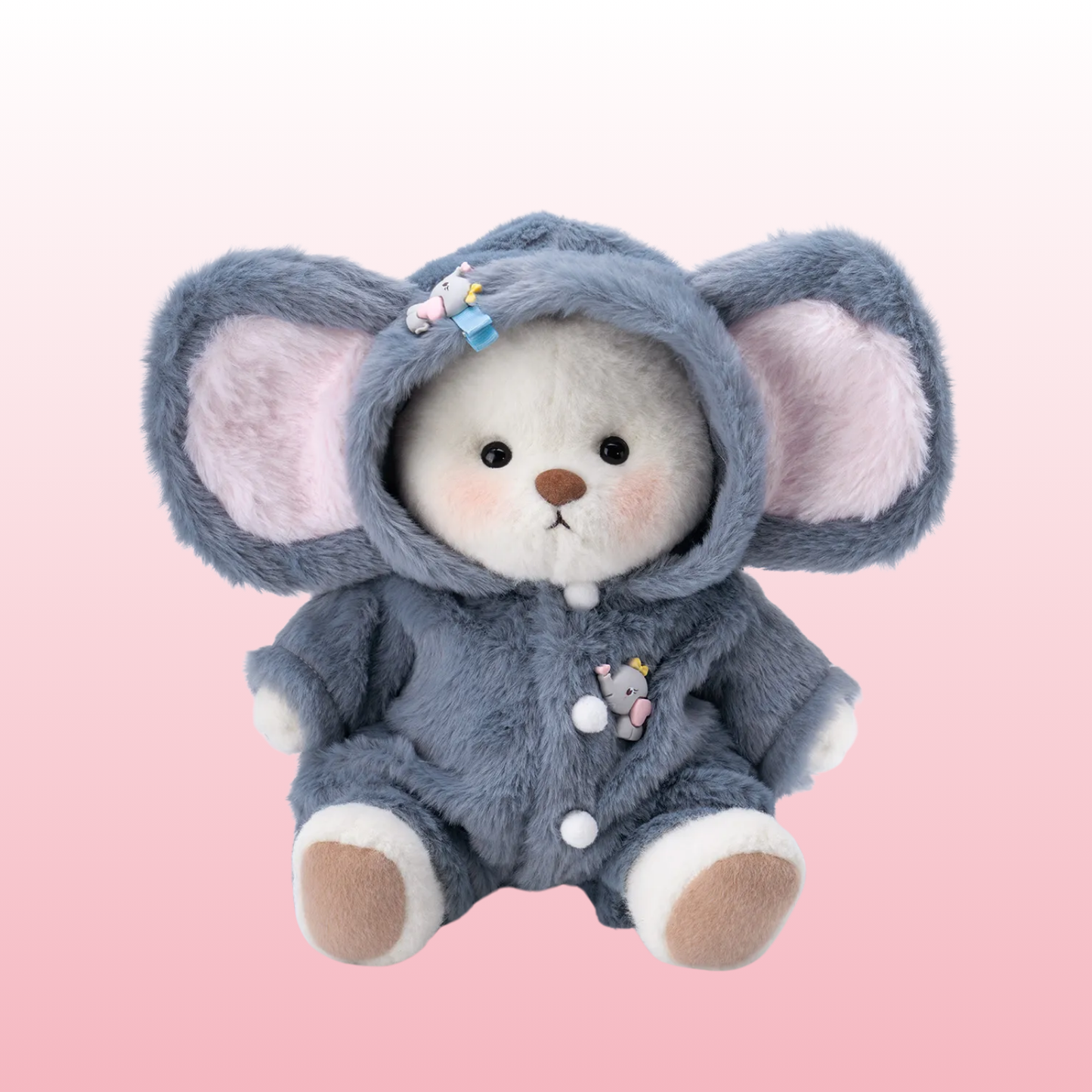 Elefante Puffy Bear | Adorável urso de pelúcia feito à mão