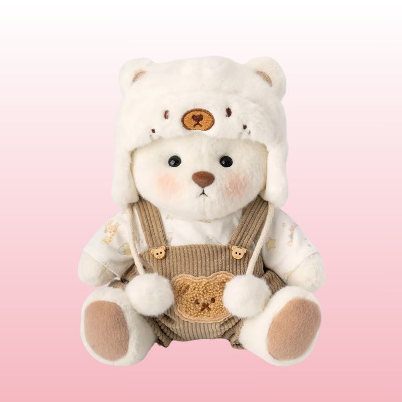 Urso Alpinista Fofo | Adorável Urso de Pelúcia Feito à Mão