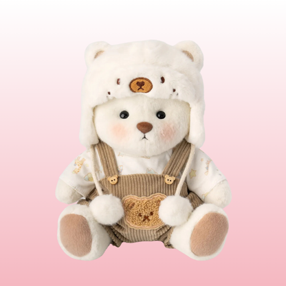Urso Alpinista Fofo | Adorável Urso de Pelúcia Feito à Mão