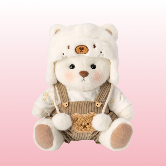 Urso Alpinista Fofo | Adorável Urso de Pelúcia Feito à Mão