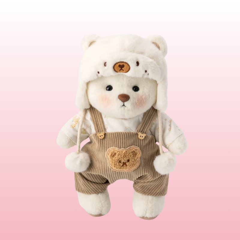 Urso Alpinista Fofo | Adorável Urso de Pelúcia Feito à Mão