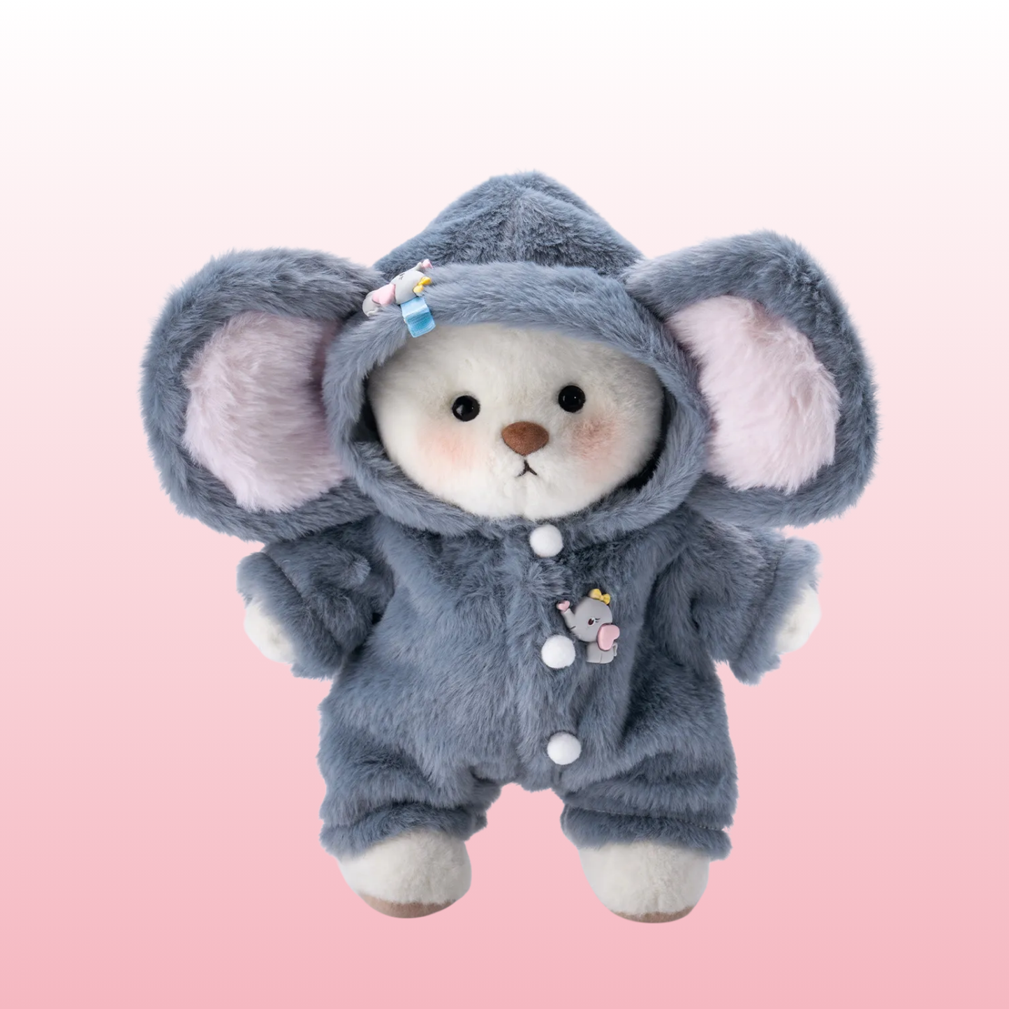 Elefante Puffy Bear | Adorável urso de pelúcia feito à mão