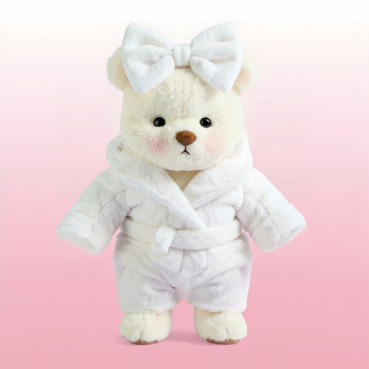 Roupão de banho Puffy Bear | Adorável ursinho de pelúcia feito à mão