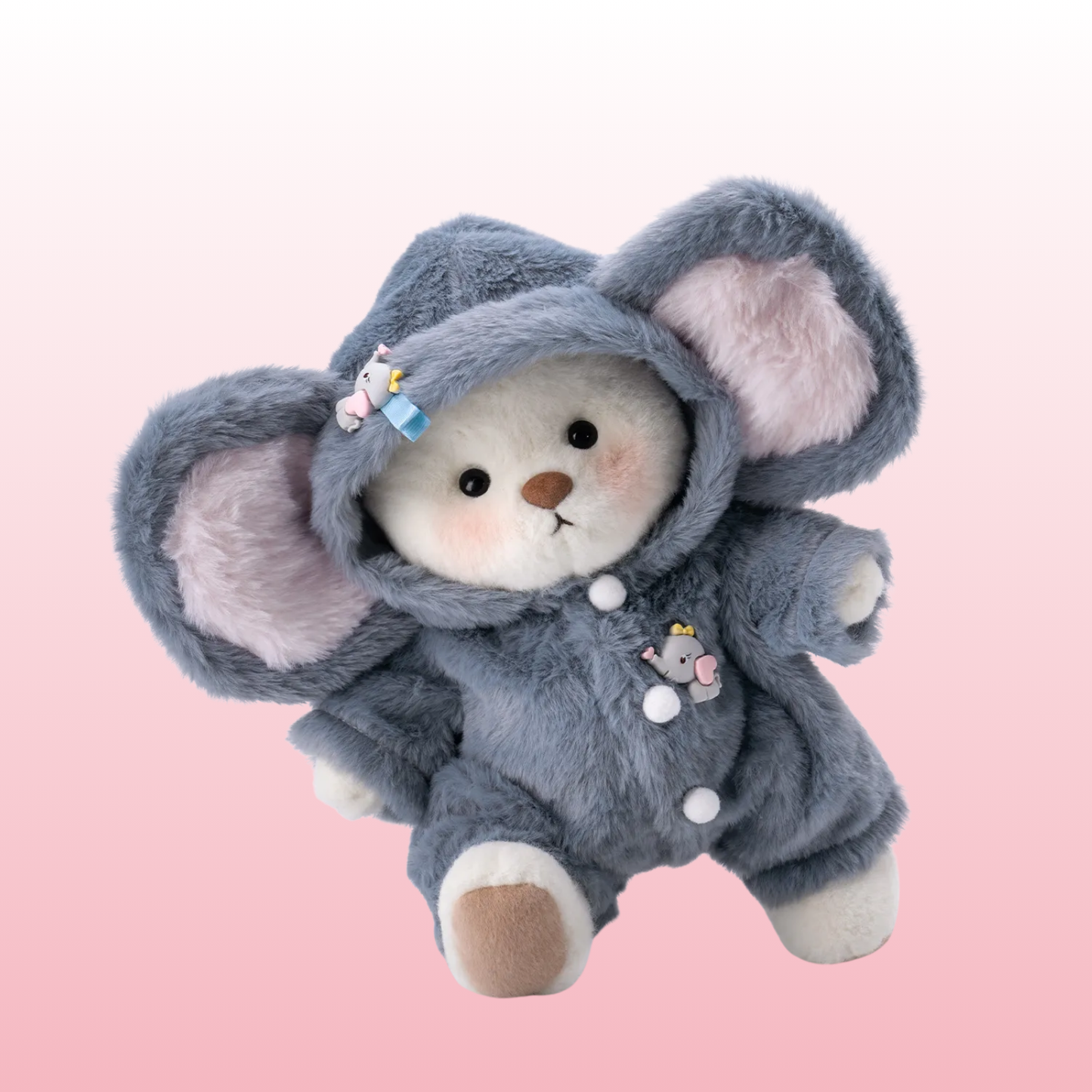 Elefante Puffy Bear | Adorável urso de pelúcia feito à mão