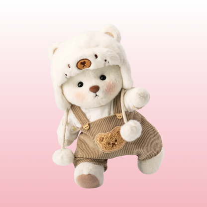 Urso Alpinista Fofo | Adorável Urso de Pelúcia Feito à Mão