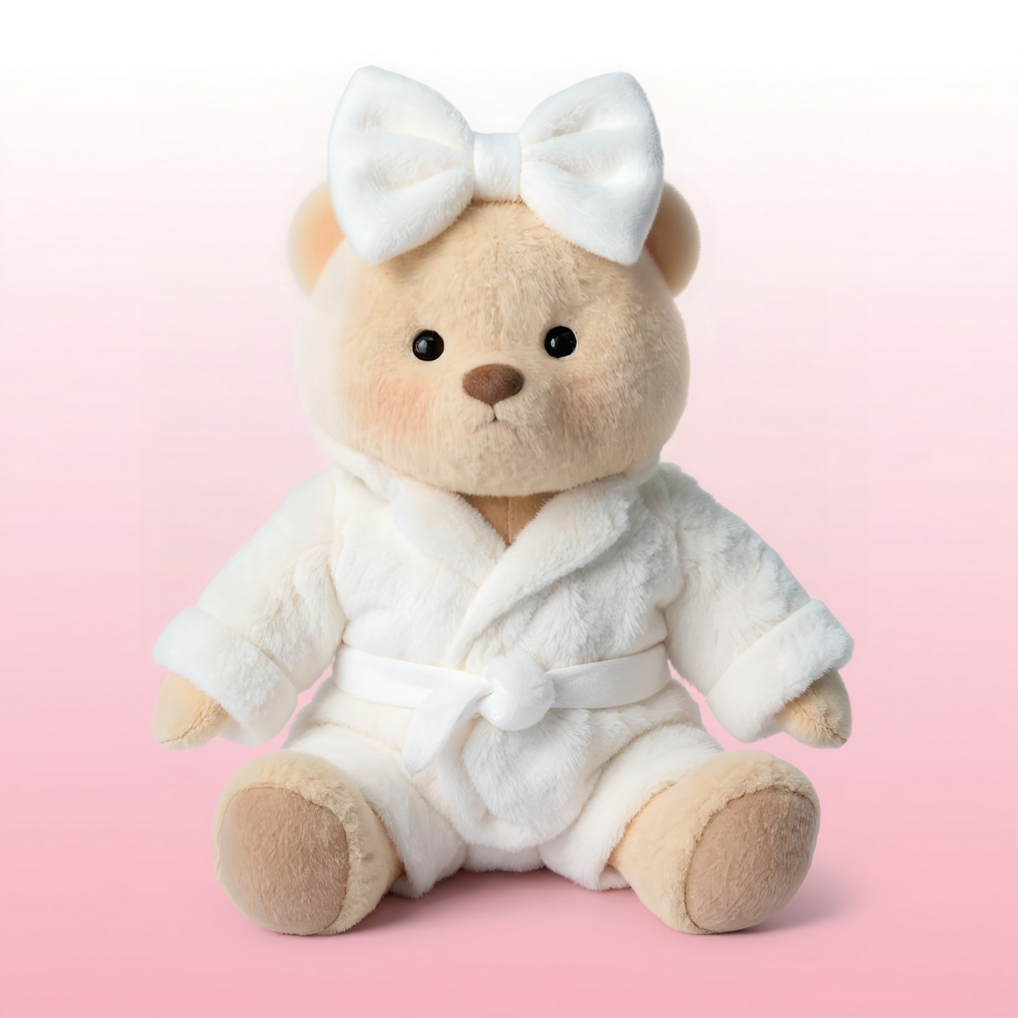 Roupão de banho Puffy Bear | Adorável ursinho de pelúcia feito à mão