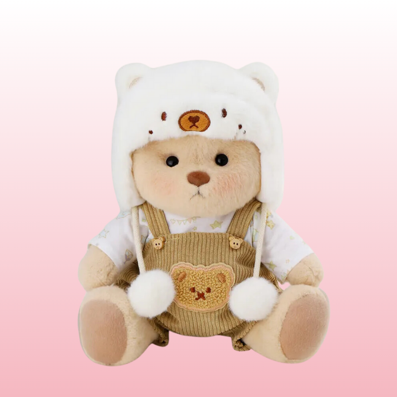 Urso Alpinista Fofo | Adorável Urso de Pelúcia Feito à Mão