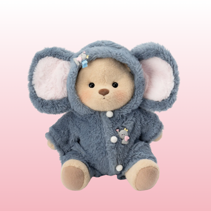Elefante Puffy Bear | Adorável urso de pelúcia feito à mão