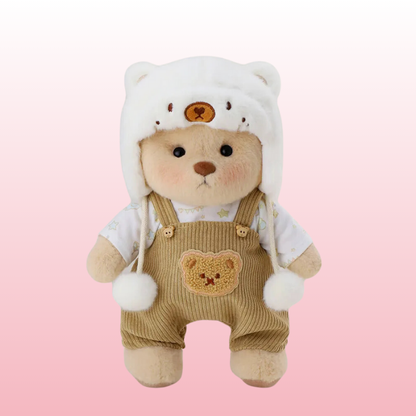 Urso Alpinista Fofo | Adorável Urso de Pelúcia Feito à Mão
