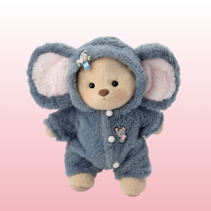 Elefante Puffy Bear | Adorável urso de pelúcia feito à mão